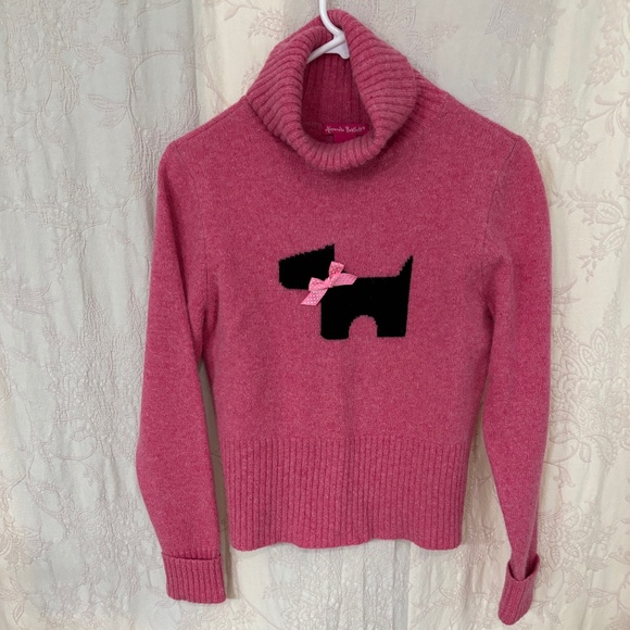 Alexandra Bartlett Sweaters - Alexandra Bartlett Woman’s High Neck Long Sleeve Wool/ Angora Sweater Pink S